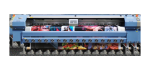 Allwin C8 PLUS solvent printer with 8 Konica 512i heads
