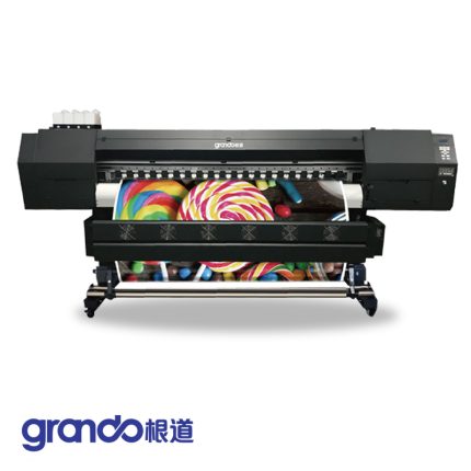 GRANDO BEJ-1802 eco solvent printer with dual Epson I3200 heads, 1.8 meter