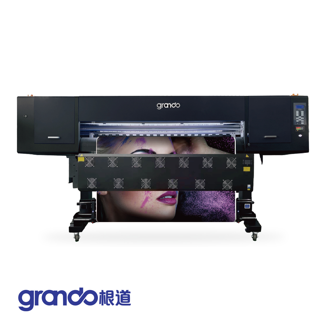 GRANDO BEJ-1806 eco solvent printer with six Epson I3200-E1 heads, 1.8 meter GRANDO BEJ-1806 eco solvent printer with six Epson I3200-E1 heads, 1.8 meter