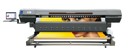 Allwin C8 PRO 1024i 3.25 meter high speed solvent printer with 8 Konica HS1000 heads