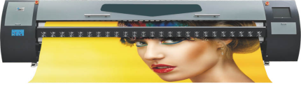 Allwin E520 5 meter giant solvent inkjet printer for hoardings and billboards