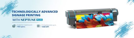 ColorJet Neptune Plus 3.2 meter roll to roll solvent flex printing machine