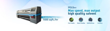 ColorJet Polo Turbo high speed solvent printer with Konica 512i heads