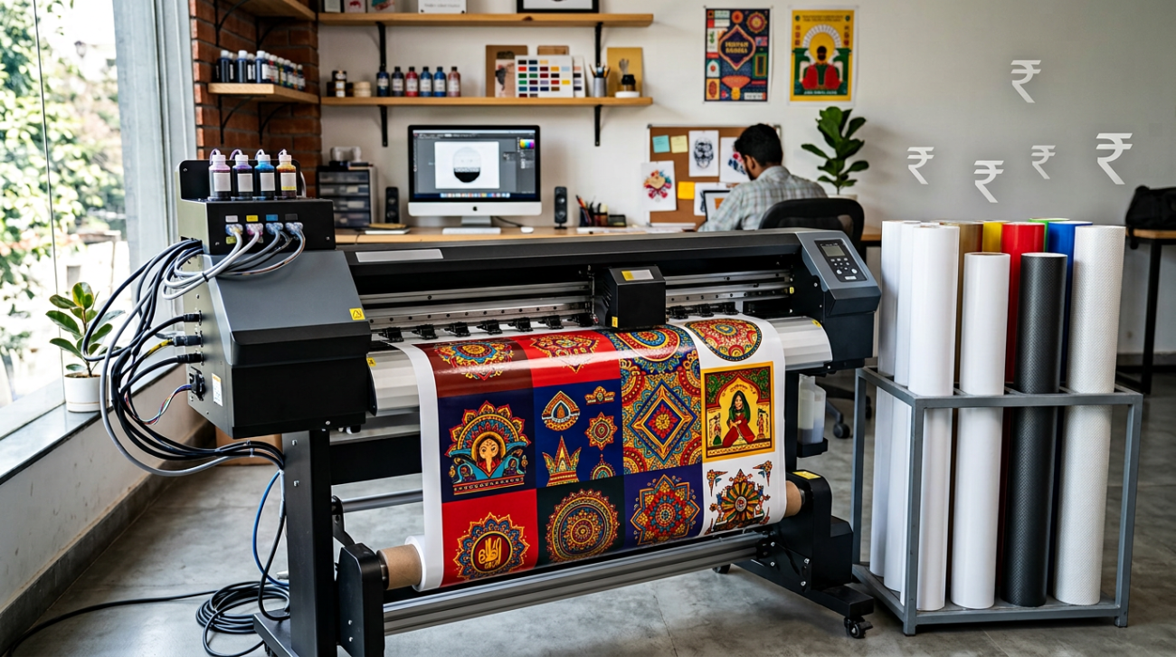 Eco solvent printer price in India 2026 machine guide