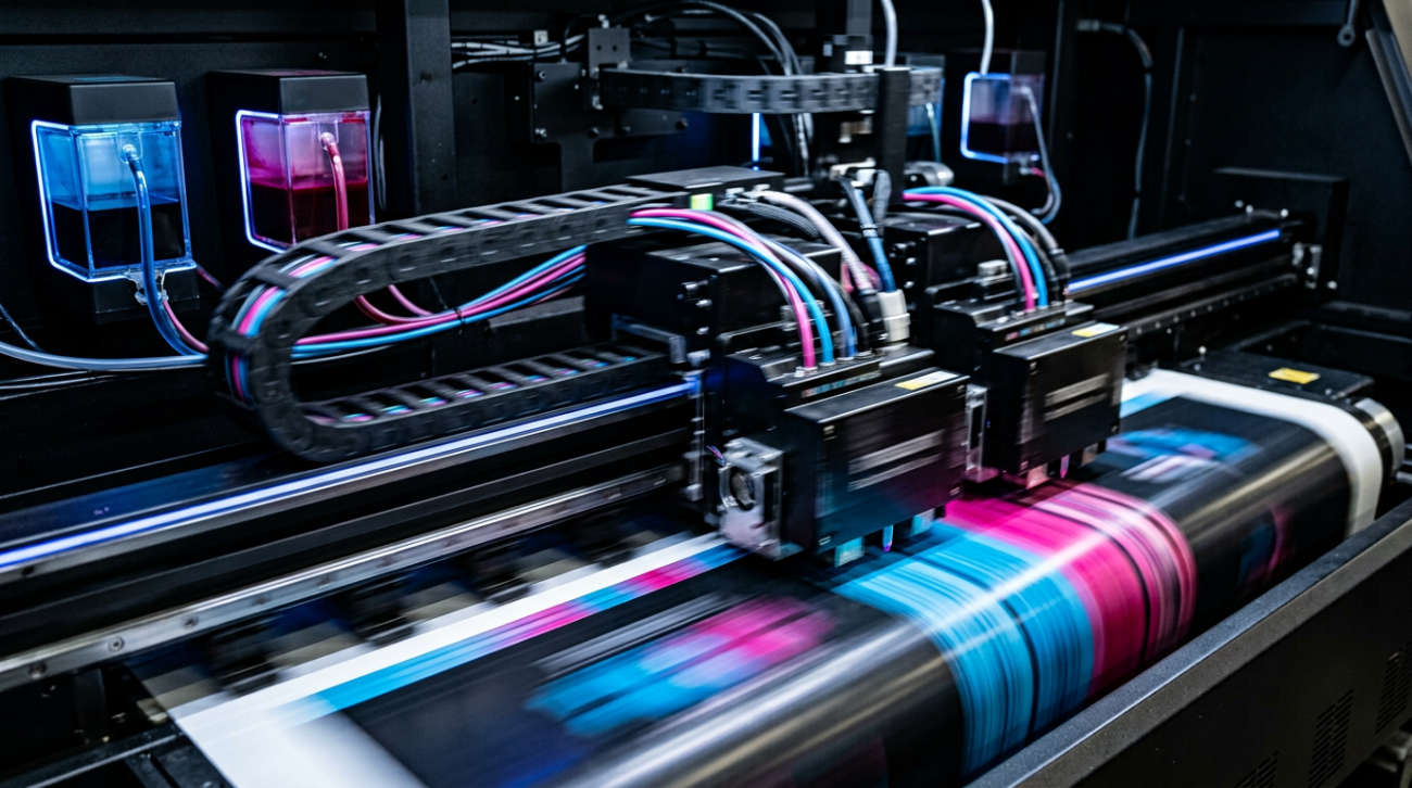 Single head vs dual head eco solvent printer