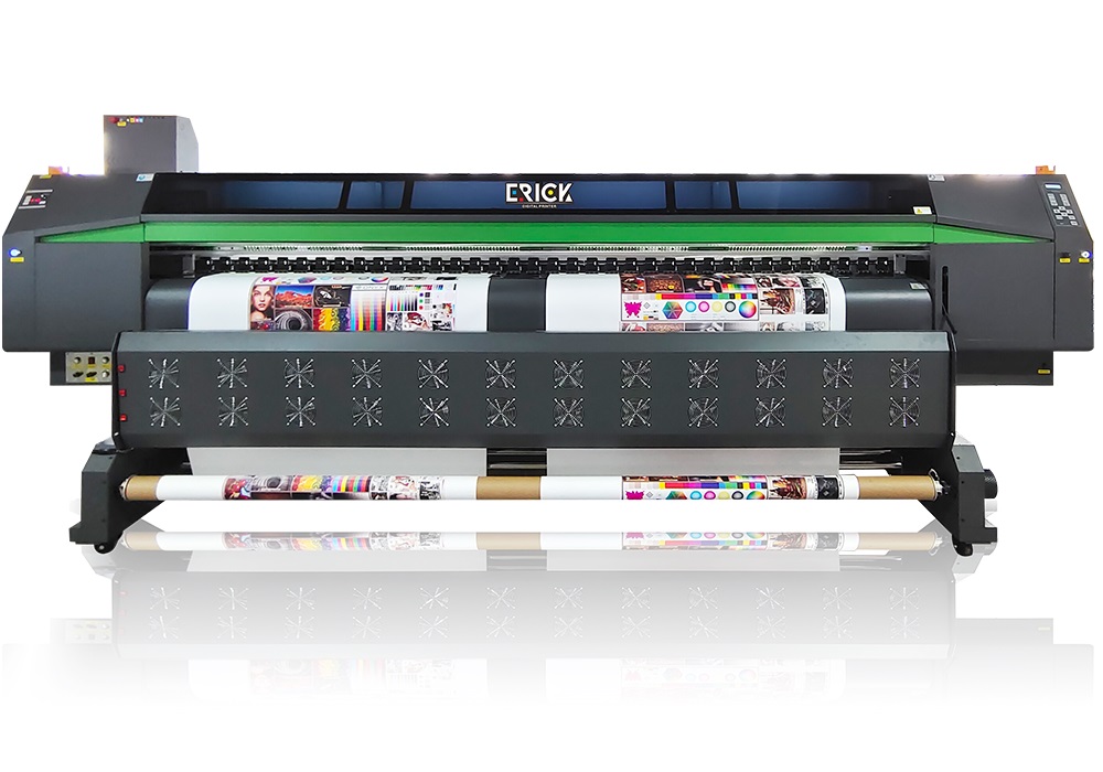 eRICK ER-ECO 3204 PRO 3.2 meter industrial eco solvent printer with 4 Epson i3200-E1 heads eRICK ER-ECO 3204 PRO 3.2 meter industrial eco solvent printer with 4 Epson i3200-E1 heads