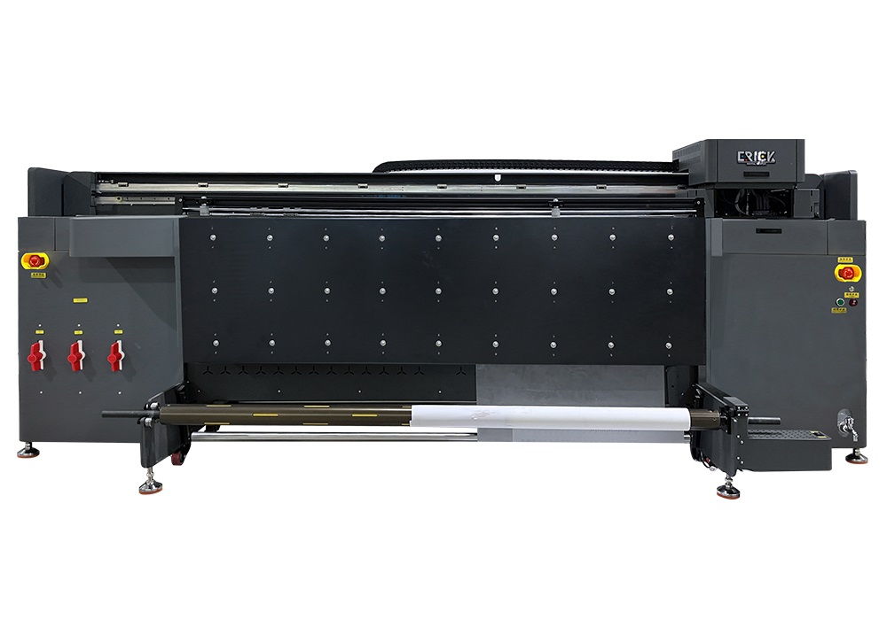 eRICK ER-HD1904H 1.9 meter UV hybrid printer with four Epson i3200-U1 heads printing rigid and roll media eRICK ER-HD1904H 1.9 meter UV hybrid printer with four Epson i3200-U1 heads printing rigid and roll media