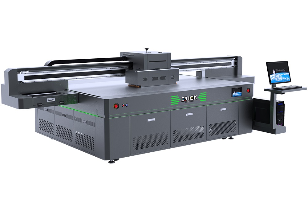 eRICK UV2513 U1 2.5 by 1.3 meter UV flatbed printer Epson i3200-U1 heads AI scanner eRICK UV2513 U1 2.5 by 1.3 meter UV flatbed printer Epson i3200-U1 heads AI scanner