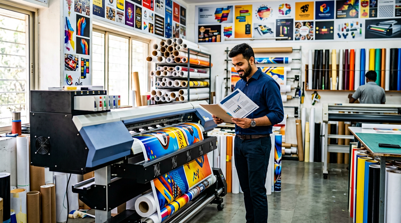 How to start flex printing business in India