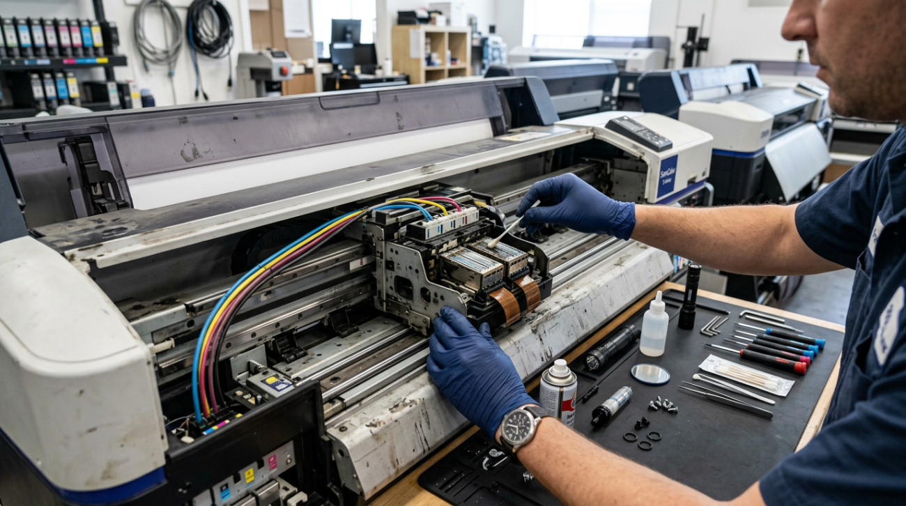 Flex printing machine problems troubleshooting repair