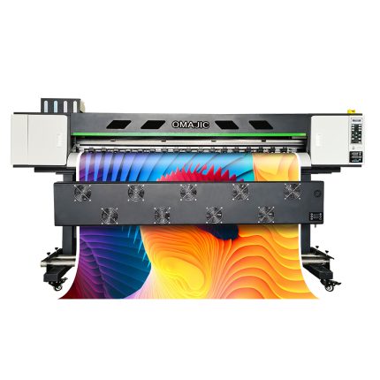 OMAJIC OM 1802E eco solvent printer with dual Epson i3200-E1 or XP600 heads, 1.8 meter