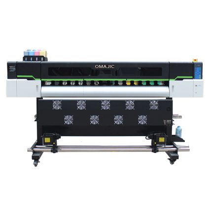 OMAJIC OM 1802PRO eco solvent printer with two original Epson i3200-E1 heads