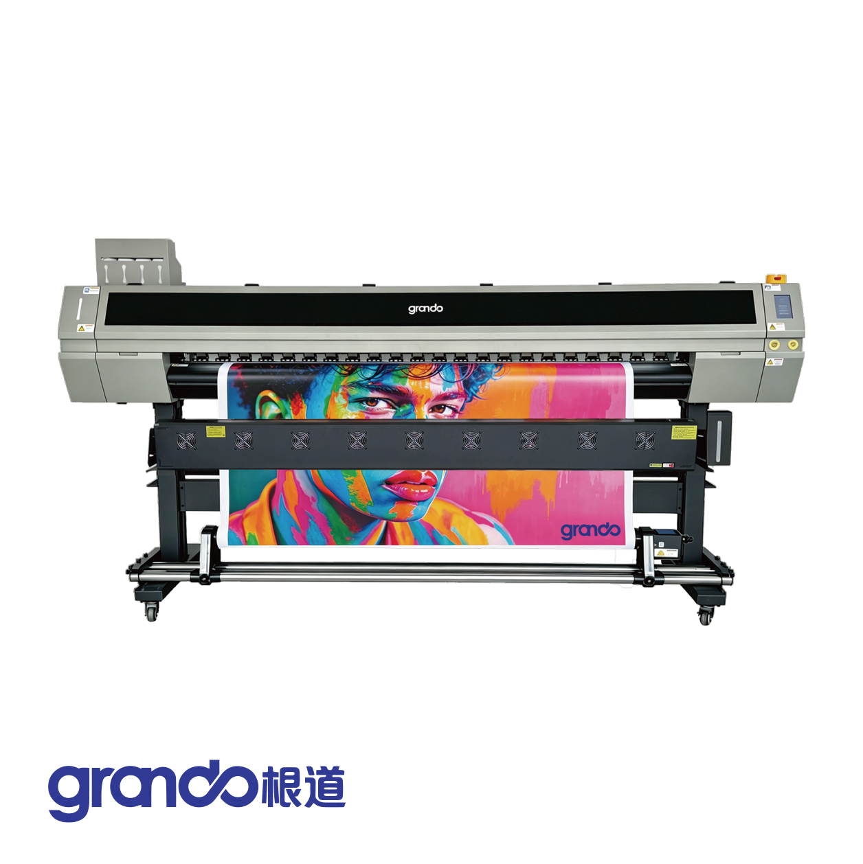 GRANDO GD-2201S eco solvent printer with single Epson I3200 print head, 2.2 meter wide format GRANDO GD-2201S eco solvent printer with single Epson I3200 print head, 2.2 meter wide format
