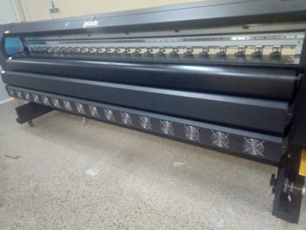 GRANDO GDK-512i (B8PH) Solvent Printer (8× Konica 512i, ~3.2 m)