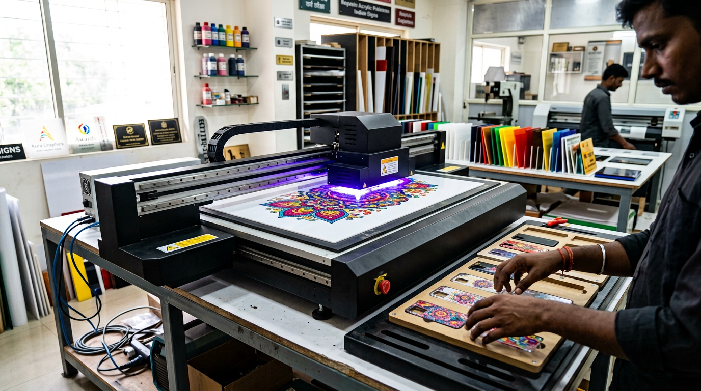UV printer price in India 2026 flatbed machine buyer guide