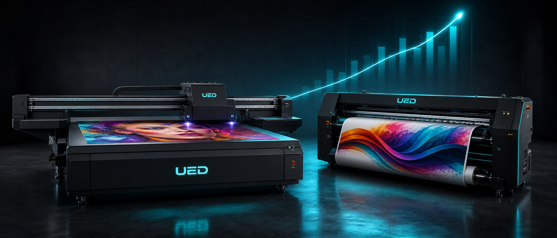 UV Flatbed vs Roll-to-Roll profitability banner