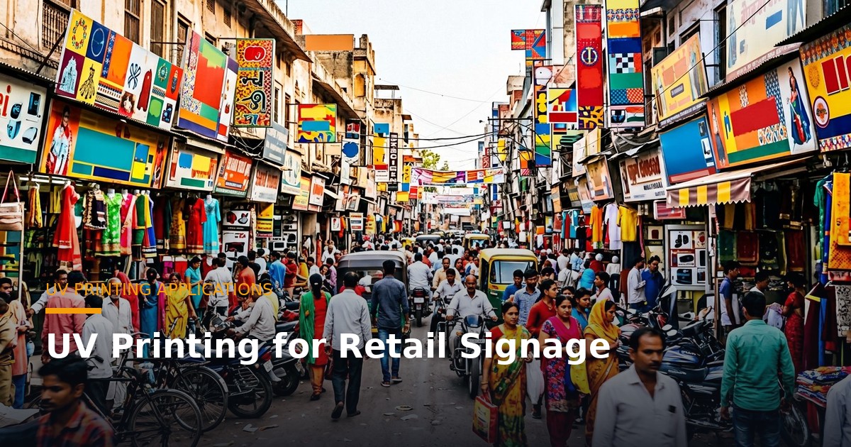 UV Printing for Retail Signage banner