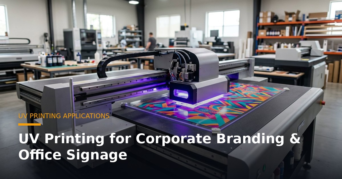 UV Printing for Corporate Branding and Office Signage banner