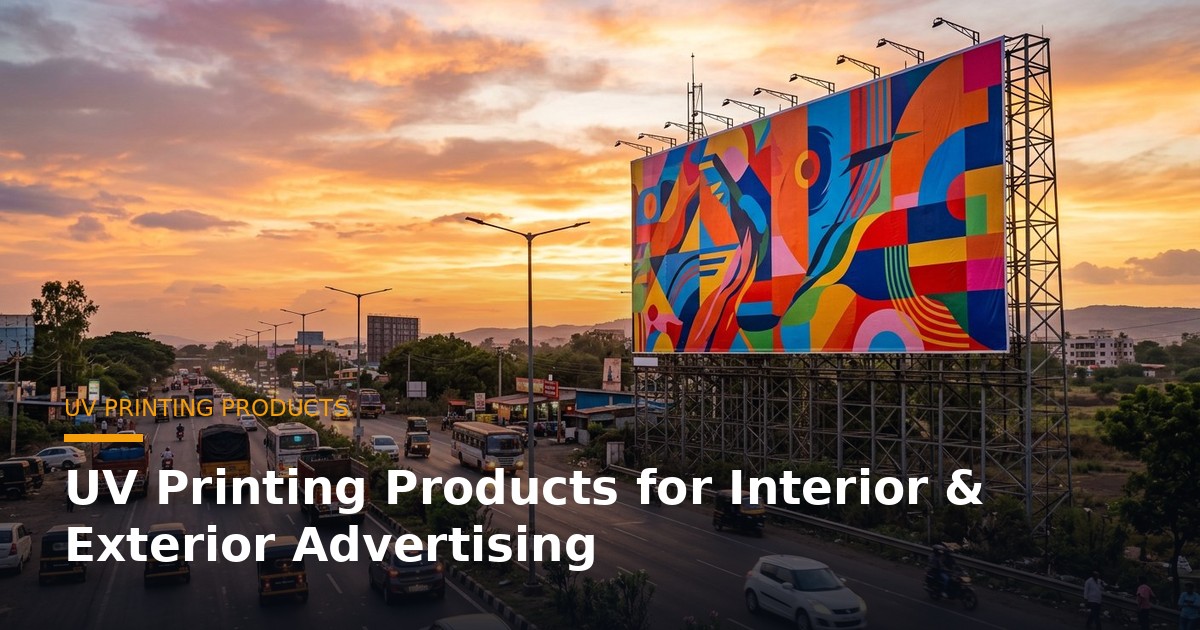 UV Printing Products for Interior and Exterior Advertising banner