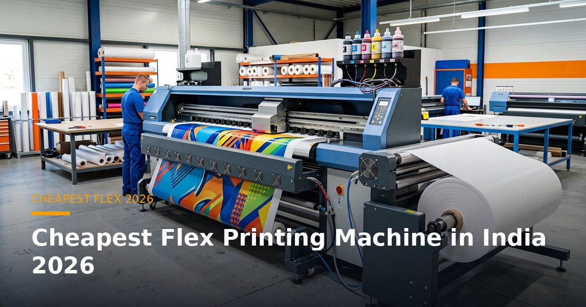 Cheapest Flex Printing Machine in India 2026 banner