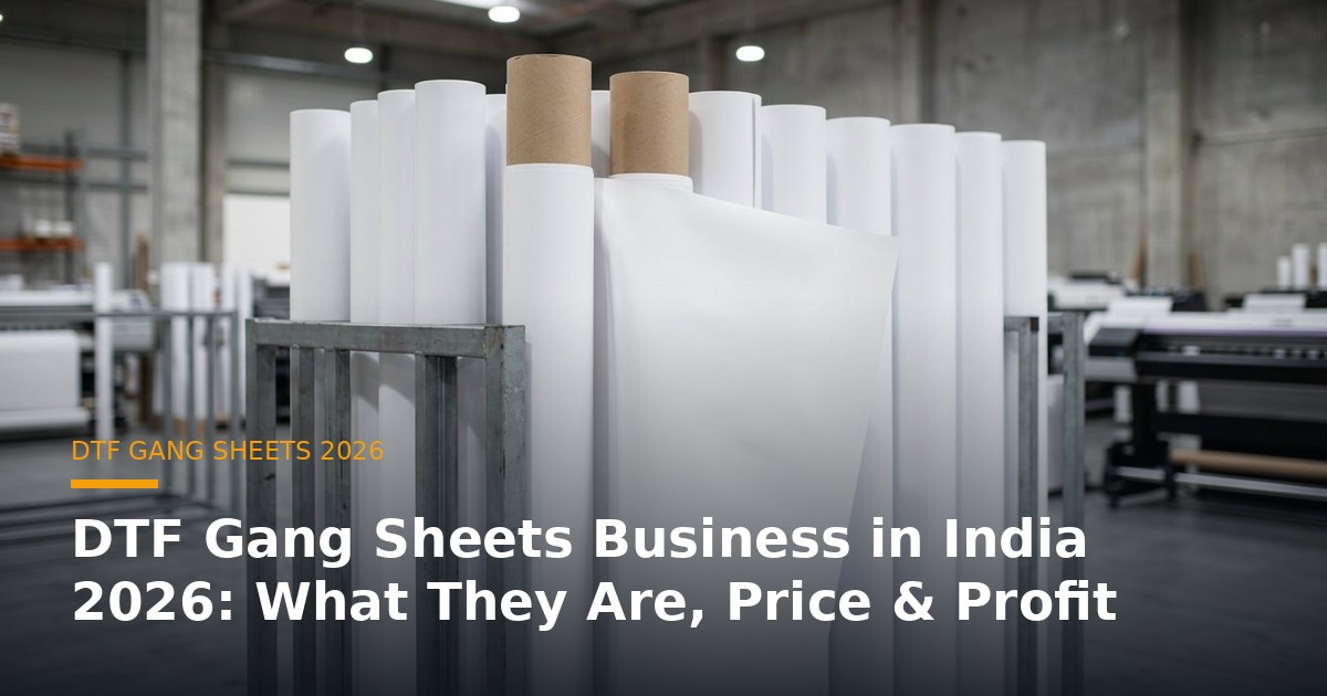DTF Gang Sheets Business in India 2026: What They Are, Price & Profit banner