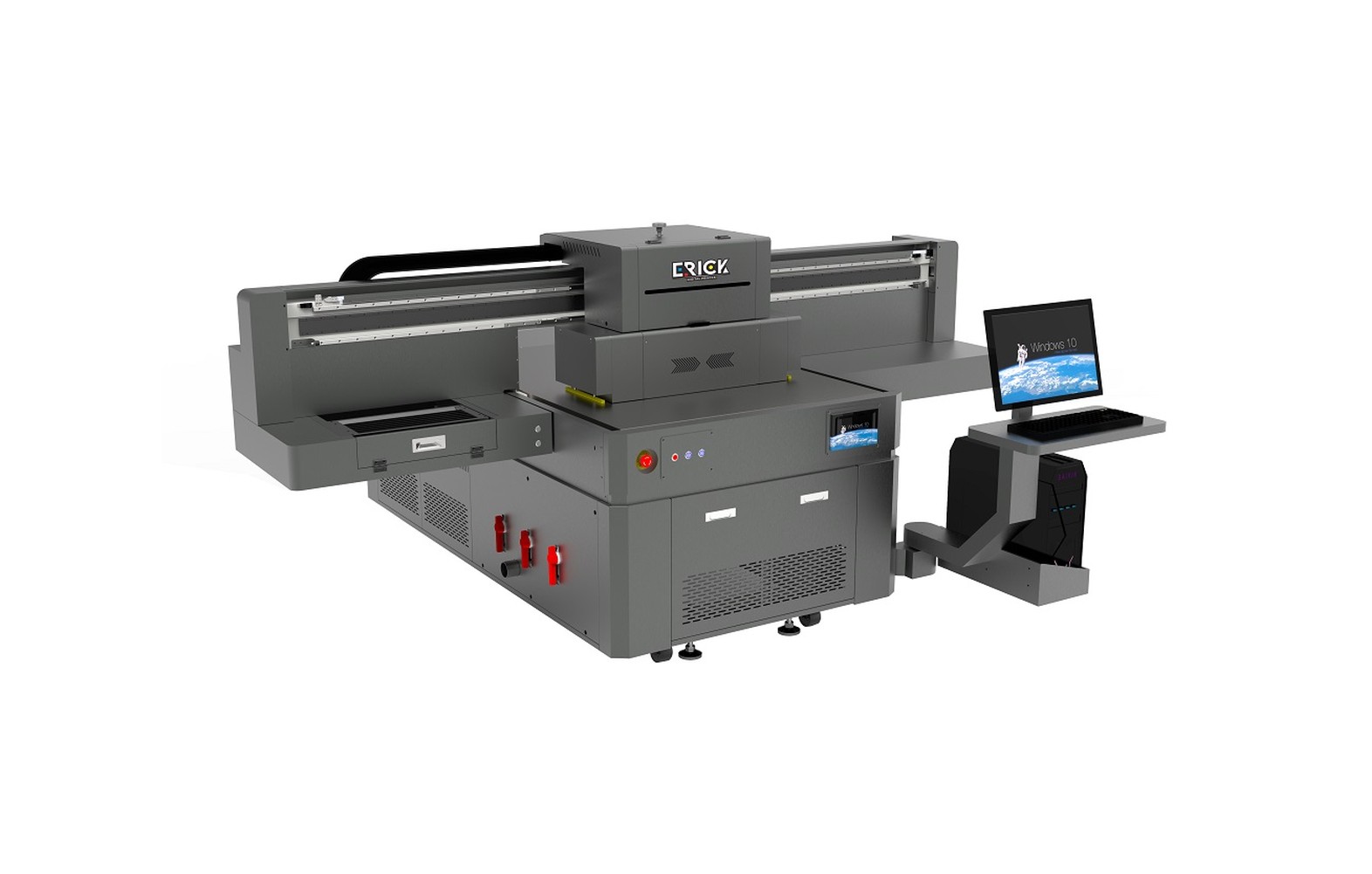 eRICK UV1216 1.2 by 1.6 meter UV flatbed printer with three Epson i3200-U1 heads eRICK UV1216 1.2 by 1.6 meter UV flatbed printer with three Epson i3200-U1 heads