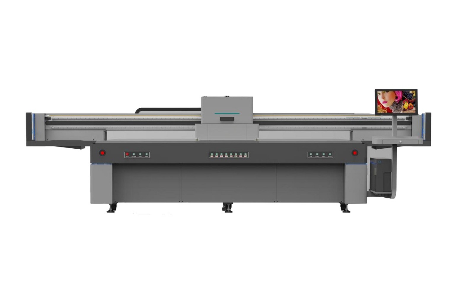 eRICK UV3220 3.2 by 2.0 meter extra large format UV flatbed printer Ricoh heads