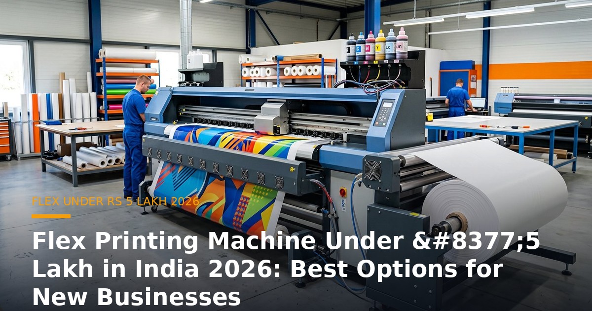 Flex Printing Machine Under ₹
