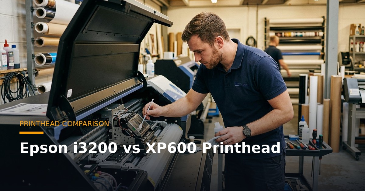 Epson i3200 vs XP600 Printhead: Price, Lifespan & Best For (Eco-Solvent & DTF)