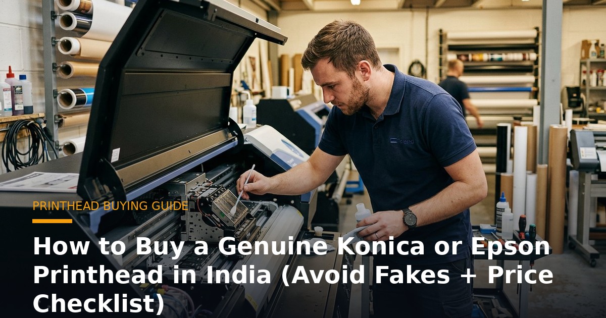 How to Buy a Genuine Konica or Epson Printhead in India (Avoid Fakes + Price Checklist)