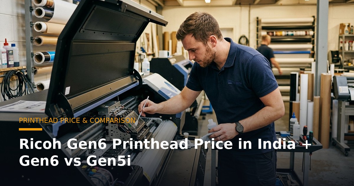 Ricoh Gen6 Printhead Price in India + Gen6 vs Gen5i: Is the Upgrade Worth It?