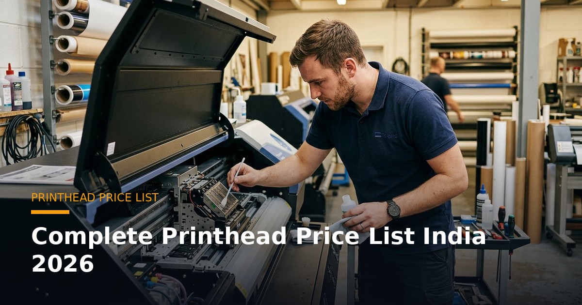 Complete Printhead Price List India 2026: Konica, Ricoh, Epson & Starfire (All Models)