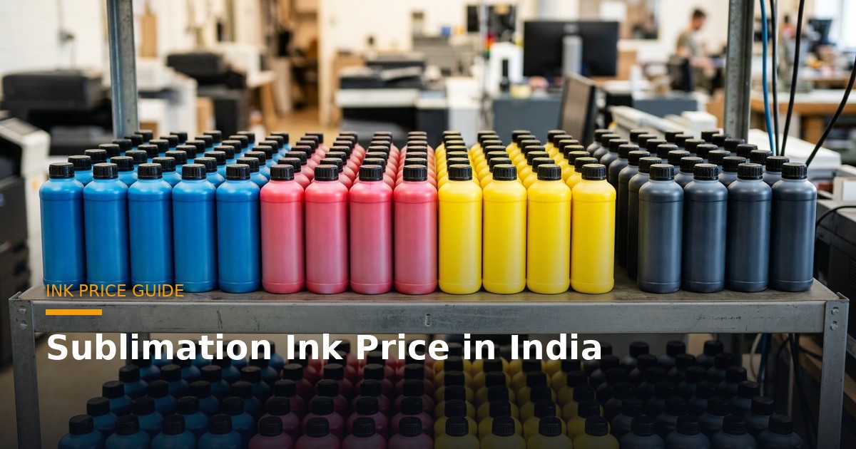Sublimation Ink Price in India: Cost, Quality & Where to Buy