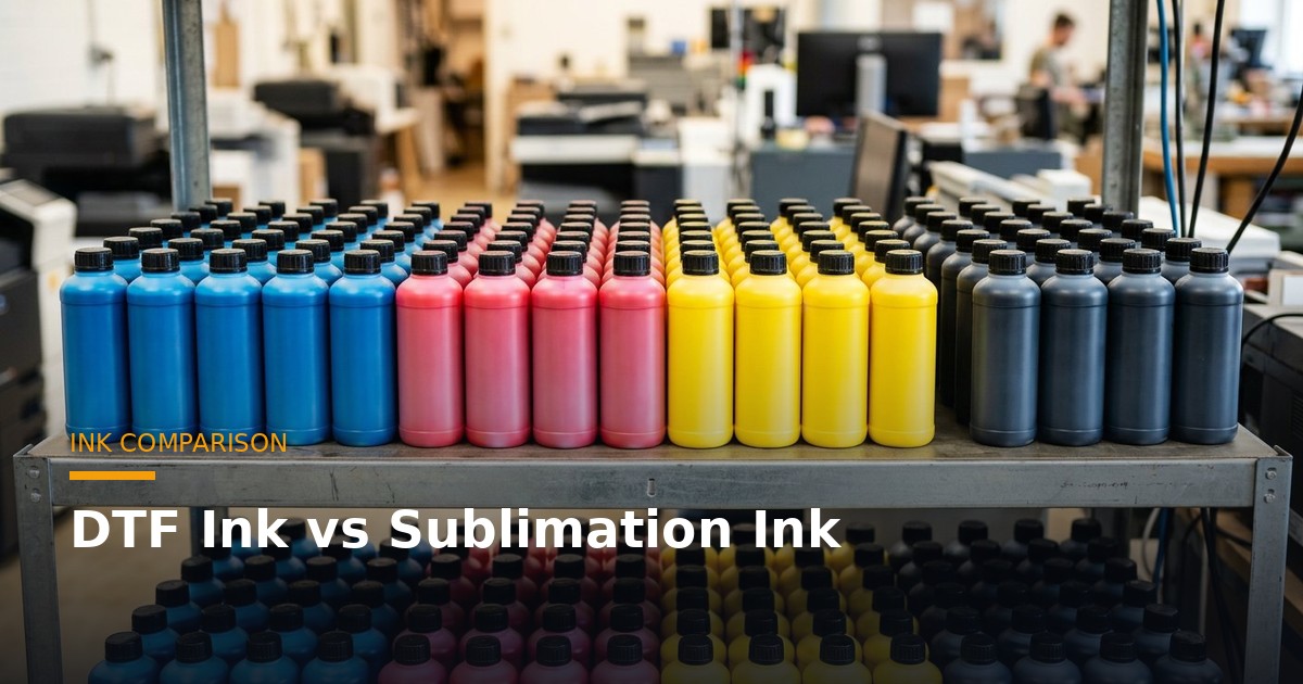 DTF Ink vs Sublimation Ink: Which Is Right for Your Garment Business?