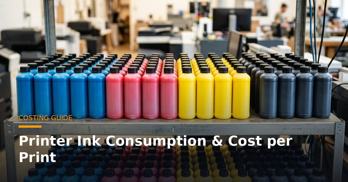 Printer Ink Consumption & Cost per Print: How to Calculate (2026)