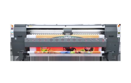 Gethray S85 solvent printer with eight Konica 512i heads, 3.2 meter
