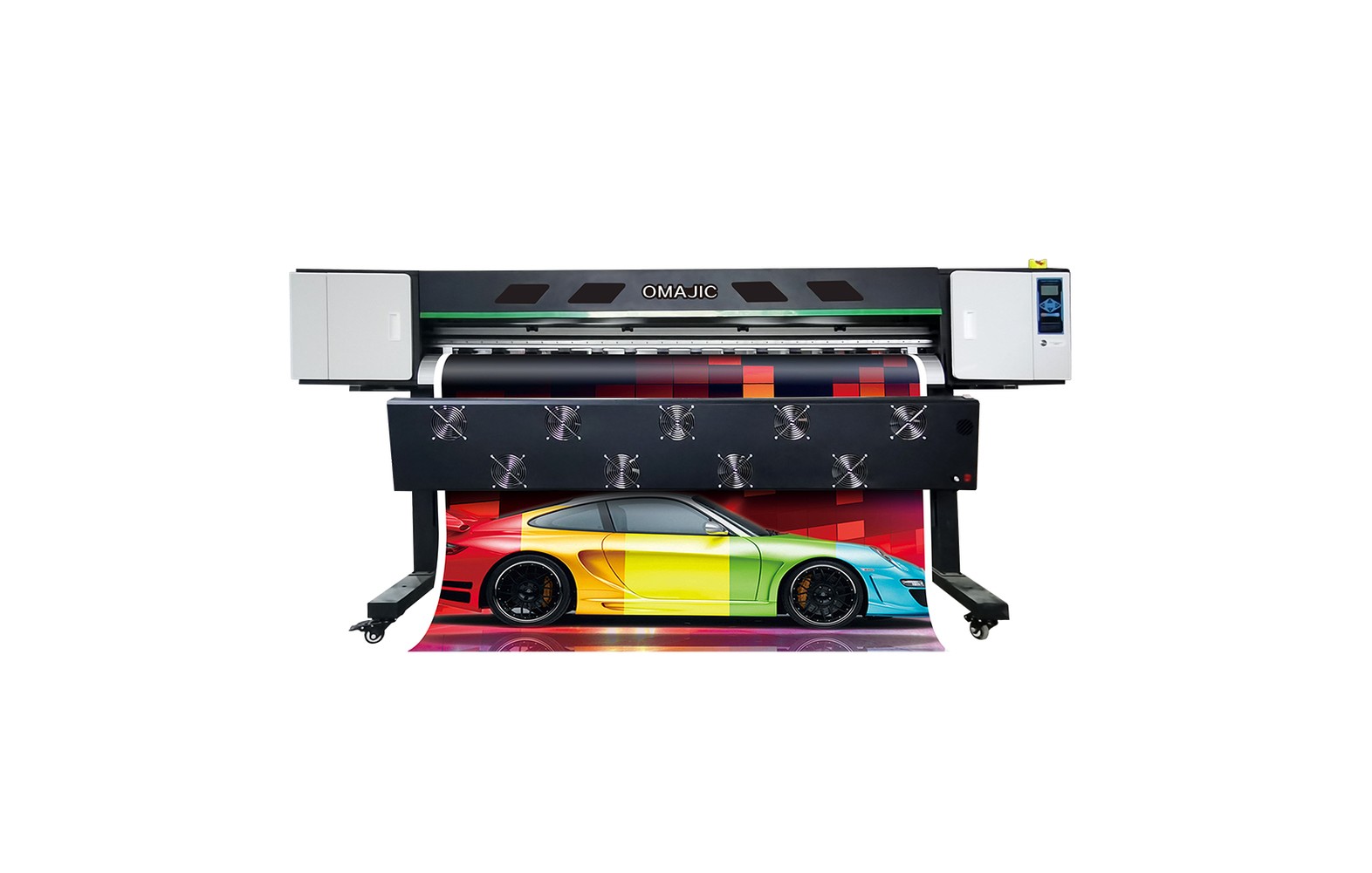 OMAJIC OM 1801E eco solvent printer with single Epson i3200-E1 or XP600 head, 1.8 meter OMAJIC OM 1801E eco solvent printer with single Epson i3200-E1 or XP600 head, 1.8 meter