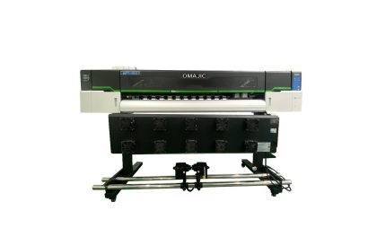OMAJIC OM 1804PRO eco solvent printer with four Epson i3200-E1 heads, 1.8 meter