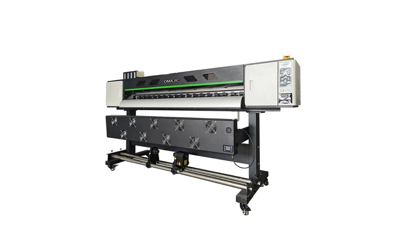 OMAJIC OM-ECO 3202E Eco Solvent Printer (2× Epson i3200-E1, 3.2m) OMAJIC OM-ECO 3202E Eco Solvent Printer (2× Epson i3200-E1, 3.2m)