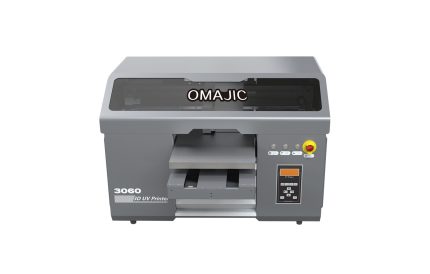 OMAJIC UV3060E compact flatbed UV printer with 2 XP600 heads
