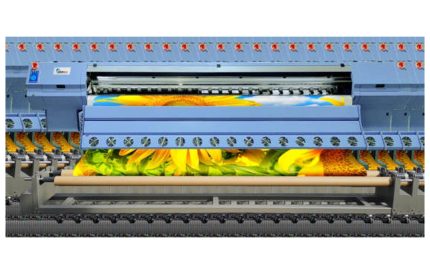 UED C8 3.3 meter roll to roll solvent flex printing machine with 8 Konica 512i heads