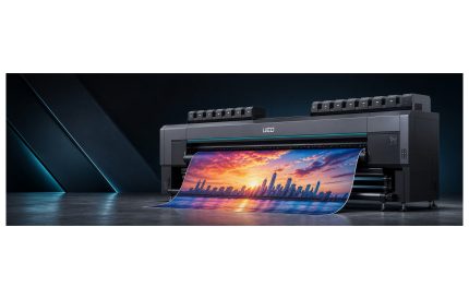UED Striker F3248 Solvent Printer (KM512, 3.2m, 4/8 Heads) - UED wide-format printing machine