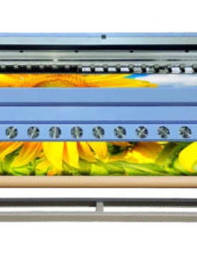 Allwin C8 3.3 meter roll to roll solvent flex printing machine with 8 Konica 512i heads