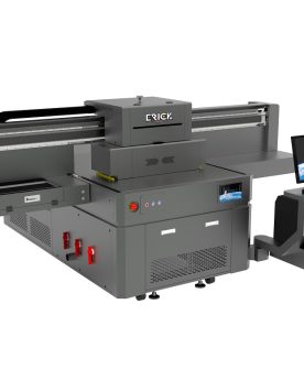 eRICK UV1216 1.2 by 1.6 meter UV flatbed printer with three Epson i3200-U1 heads