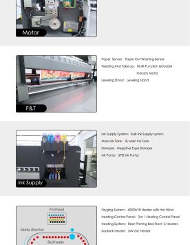 Gethray M4 solvent printer – 4 head production flex and vinyl machine